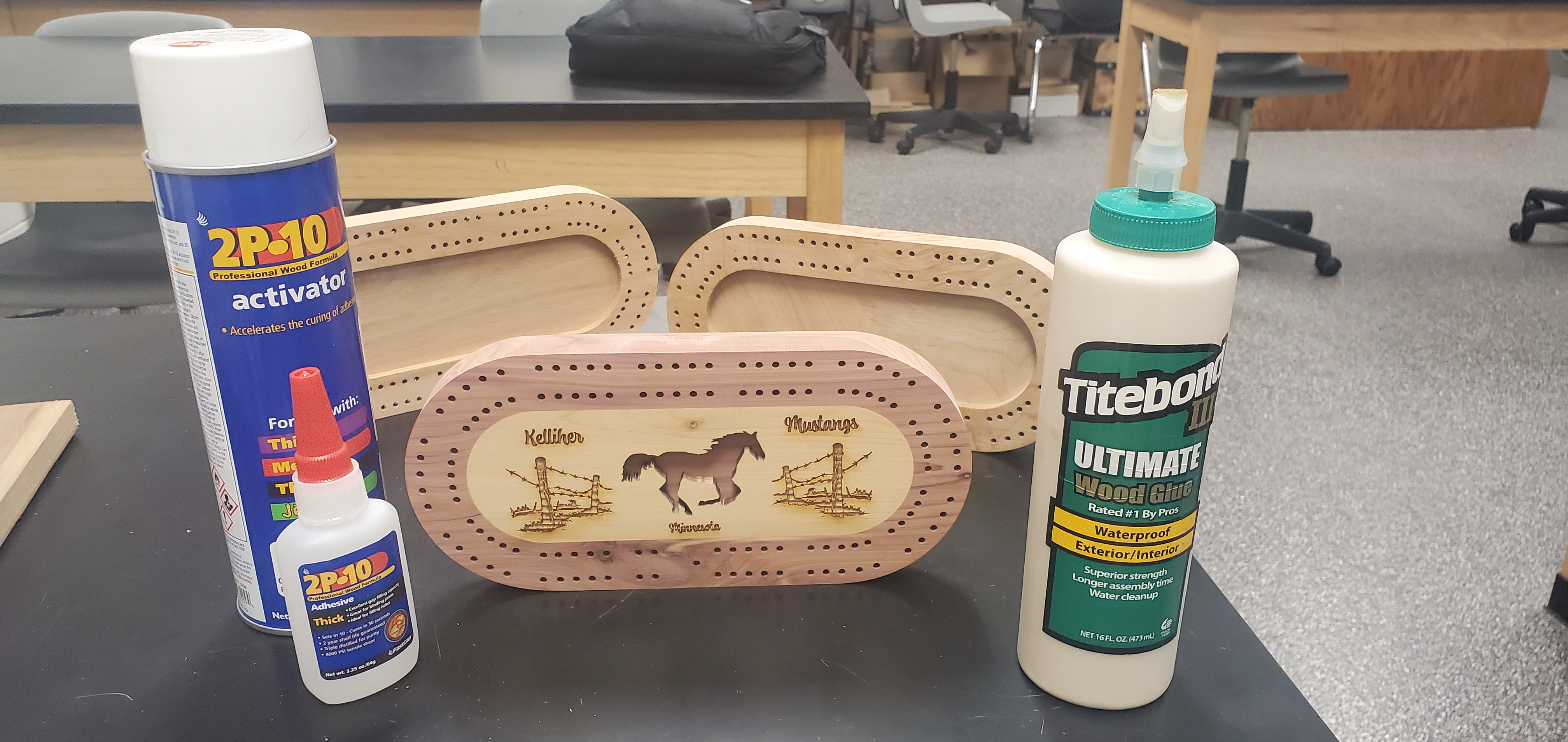 2025 Kelliher High School - Cribbage Board 1